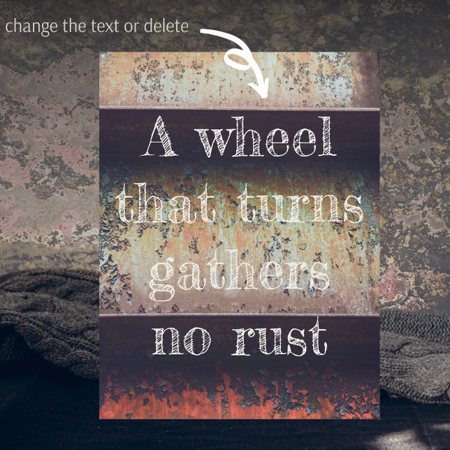 Abstract red brown rusty  postcard (Creator Uploaded)