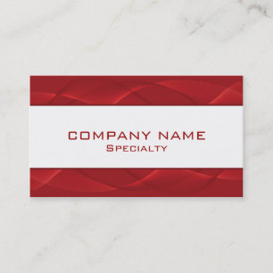 Abstract red Business Cards
