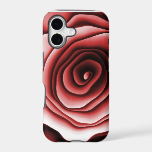 Abstract Red Floral Elegant Modern