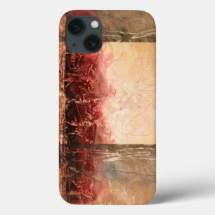 Abstract Red Landscape iPhone 13 Case