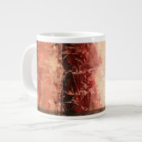 Abstract Red Landscape