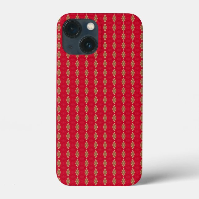 abstract red pattern Case-Mate iPhone case (Back)
