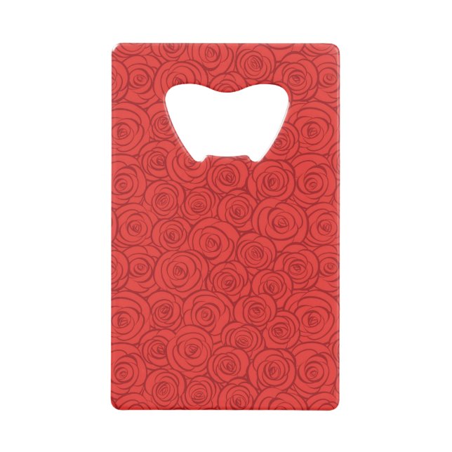Abstract Red Roses Background (Front)