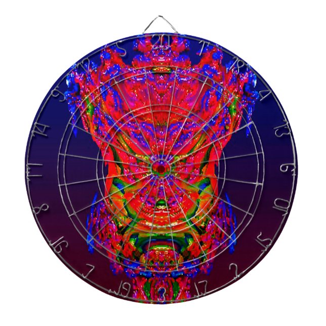 Abstract Reflection Dream Dartboard (Front)