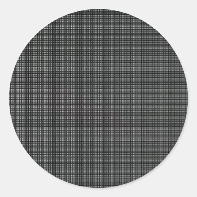 Abstract Reflection in metalised Mylar film Classic Round Sticker (Front)