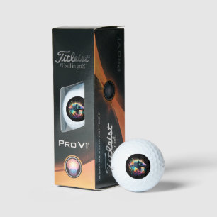 Abstract Reflections: Hippo Colour Splash, Golf Balls
