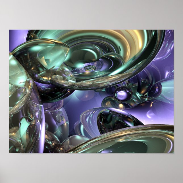 Abstract Reflections Poster (Front)