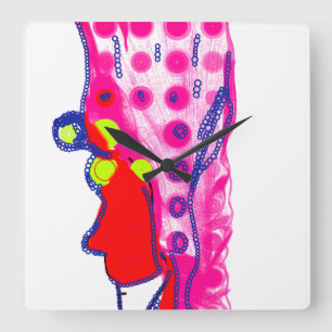 Abstract Regal Art  Square Wall Clock