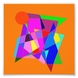 Abstract Relax 42 Transparent Photo Print