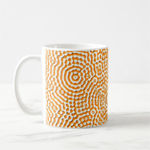 Abstract repeating endless seamless texture watera coffee mug