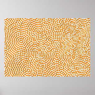 Abstract repeating endless seamless texture watera poster