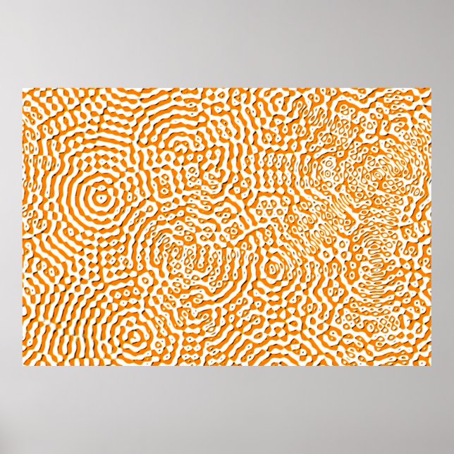 Abstract repeating endless seamless texture watera poster (Front)