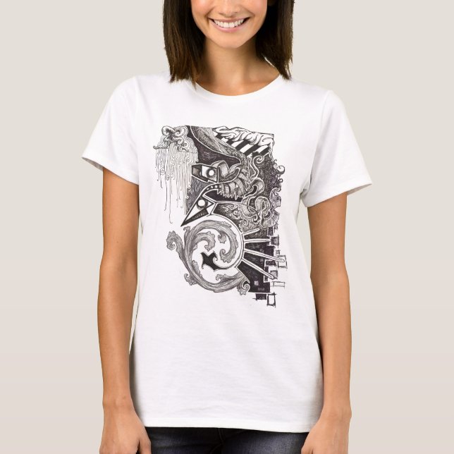 Abstract Reptiles T-Shirt (Front)