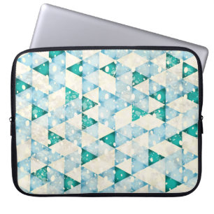 Abstract retro background laptop sleeve