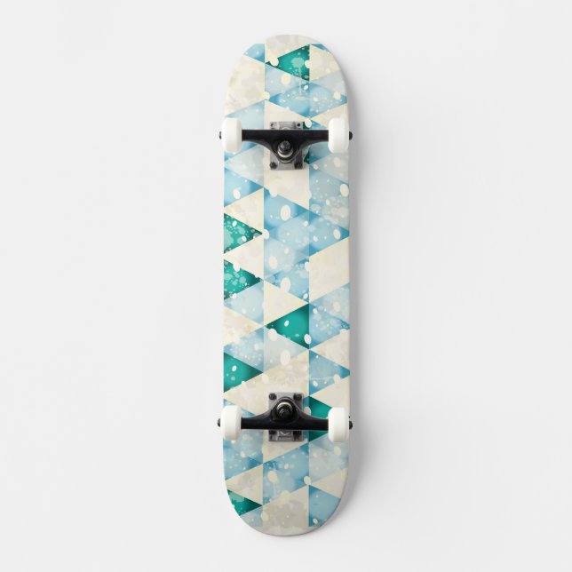 Abstract retro background skateboard (Front)
