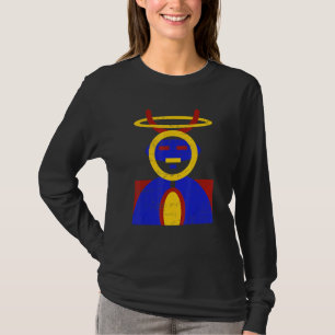 Abstract Retro Bauhaus Style Angel Devil Hipster T-Shirt