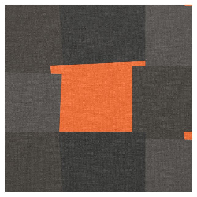 Abstract Retro Colour Geometric Pattern #8 Fabric (Close Up)