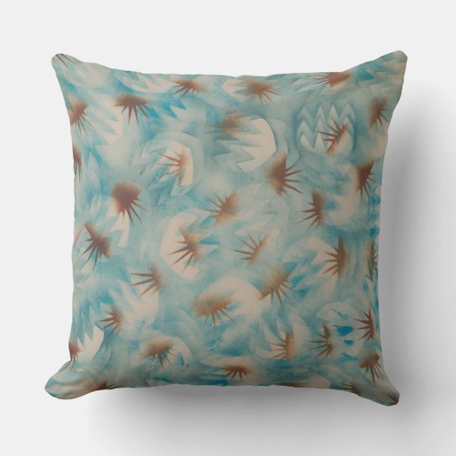 Abstract Retro Design Cushion (Front)