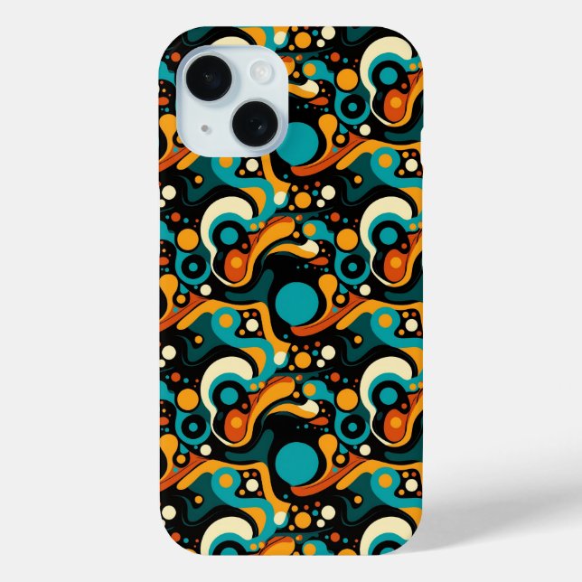 Abstract Retro Funk Case-Mate iPhone Case (Back)
