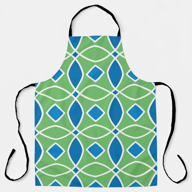 Abstract Retro Geometric seamless pattern with tri Apron (Front)