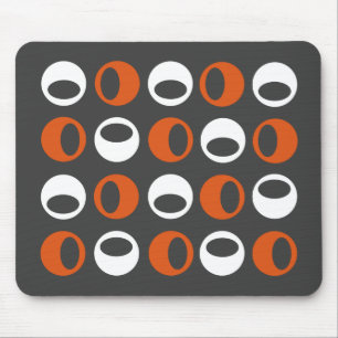 Abstract Retro Modern Spheres Mousepad