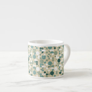 Abstract retro pattern espresso cup