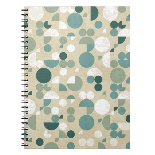 Abstract retro pattern notebook (Front)