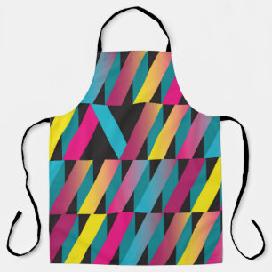 Abstract Ribbon: Colourful Geometric Vintage. Apron