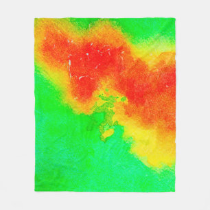 Abstract rich texture artwork. Creative patternabs Fleece Blanket