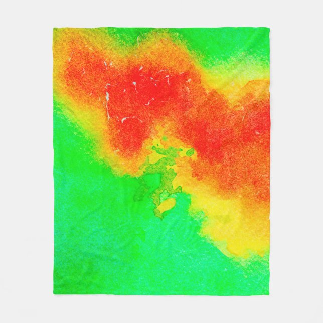 Abstract rich texture artwork. Creative patternabs Fleece Blanket (Front)