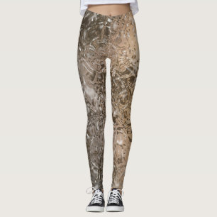 Abstract Ripples Leggings