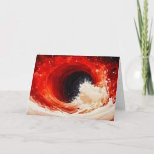 Abstract Ripples Note Card