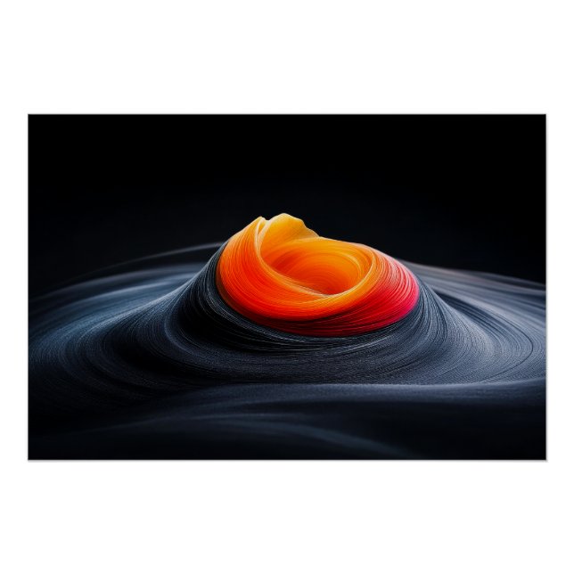 Abstract Ripples Poster (Front)