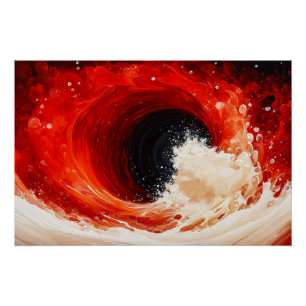 Abstract Ripples Poster