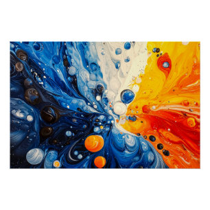 Abstract Ripples Poster