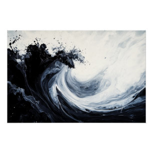 Abstract Ripples Poster