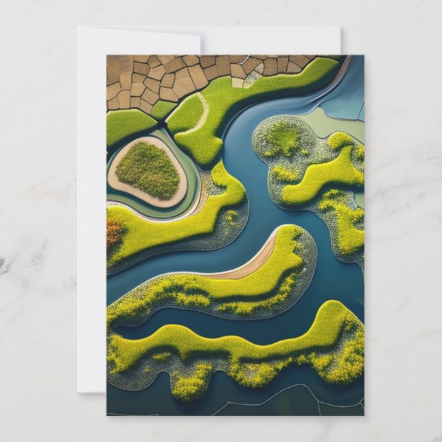 Abstract River Estuary Announcement (Front)