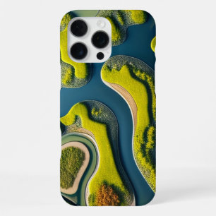 Abstract River Estuary iPhone 16 Pro Max Case