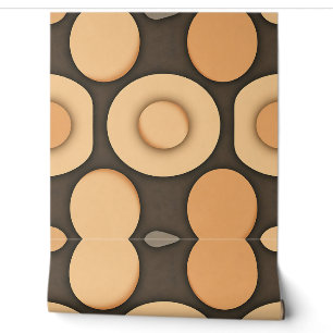 Abstract River Stones Pattern Featuring Smooth Wallpaper