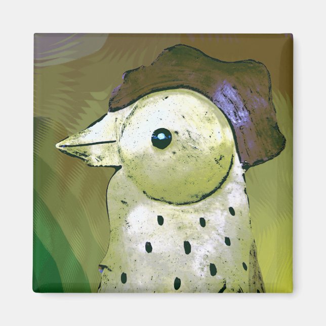 Abstract Rooster 1 Magnet (Front)