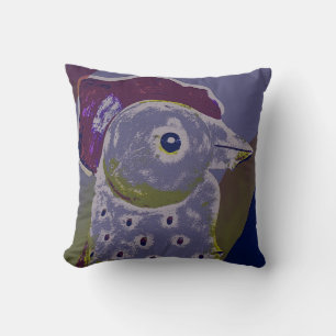 Abstract Rooster 2 Cushion