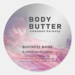 Abstract rose gold modern artistic ink product cla classic round sticker