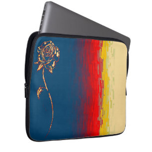 Abstract Rose Laptop Computer Sleeve
