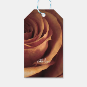 Abstract Rose Macro Gift Tags