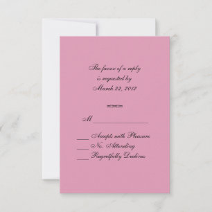 Abstract Rose RSVP