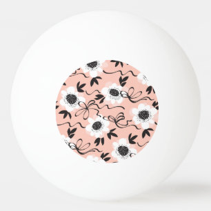 Abstract roses, pale colours, vintage pattern. ping pong ball