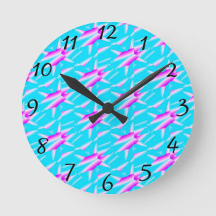 Abstract Round Clock