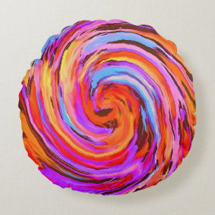 Abstract Round Cushion