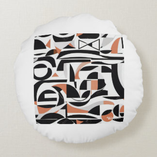 Abstract Round Pillo Cushion