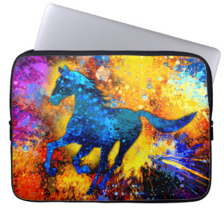 Abstract Running Horse Painting Laptop Sleeve